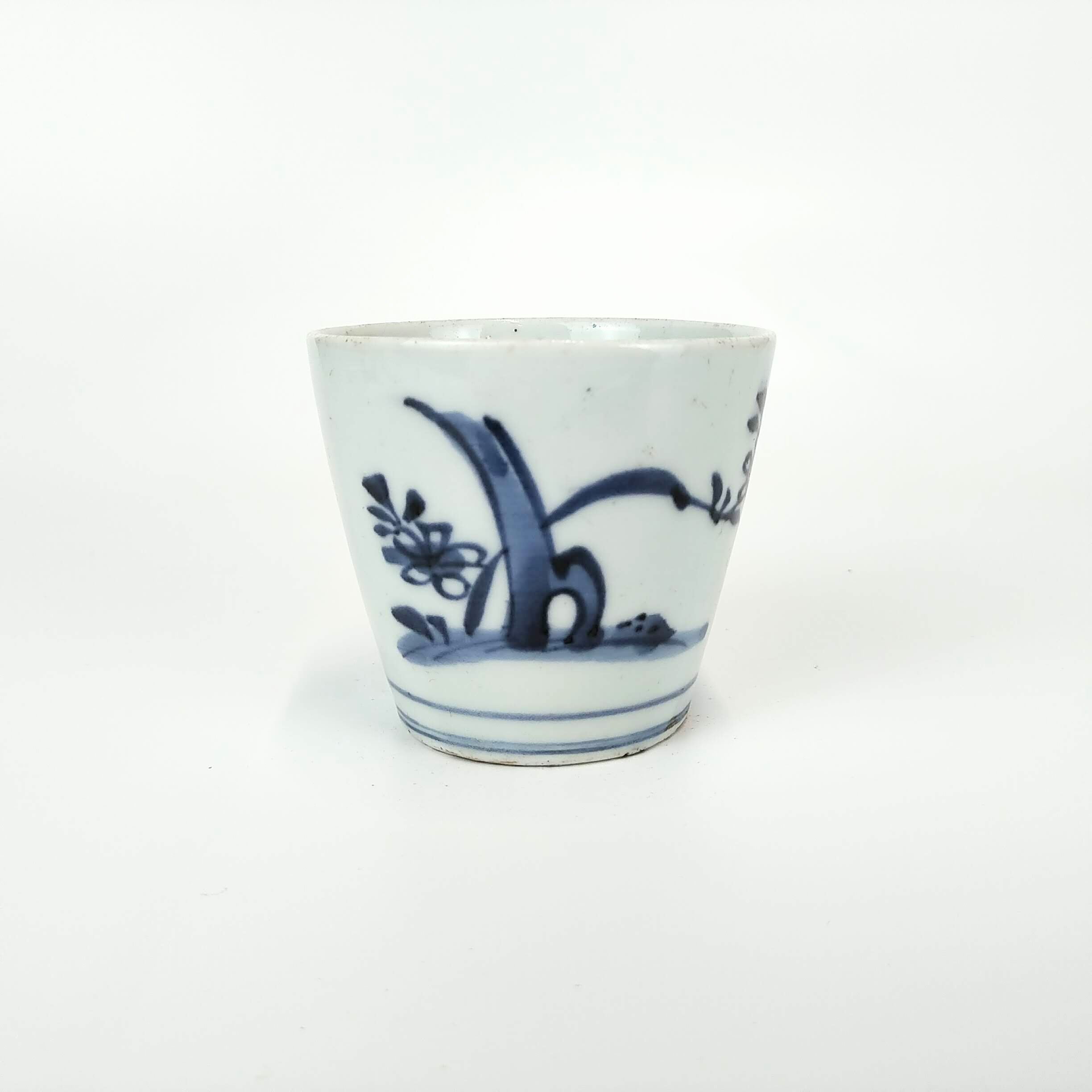 伊万里 染付桜文そば猪口 – 古美術西川
