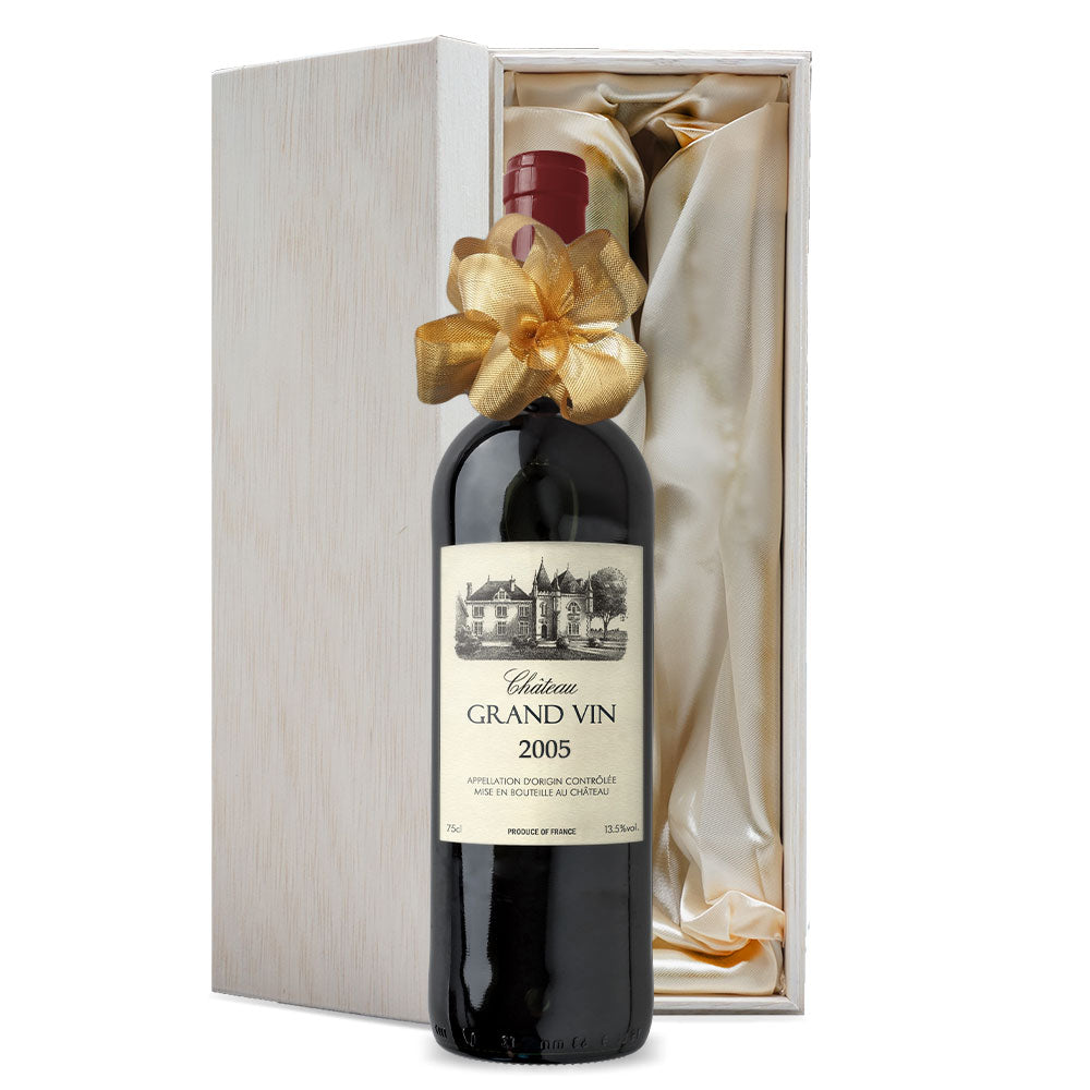 2005年 生まれ年ワイン【当日発送】木箱入 平成17年 20歳 名入れ彫刻