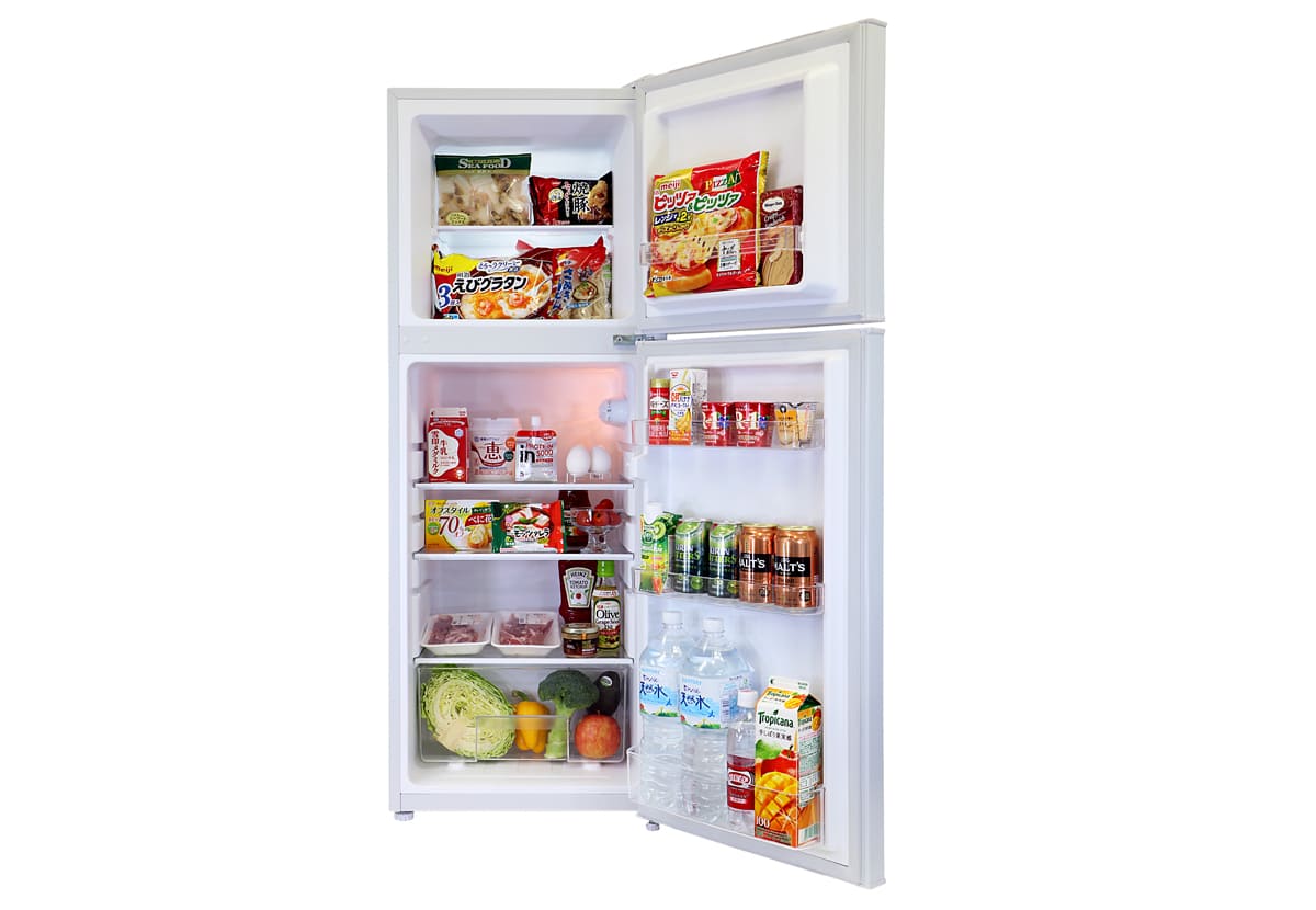 2ドア冷凍/冷蔵庫 138L（WR-2138SL/WR-2138BK）｜A-Stage inc.