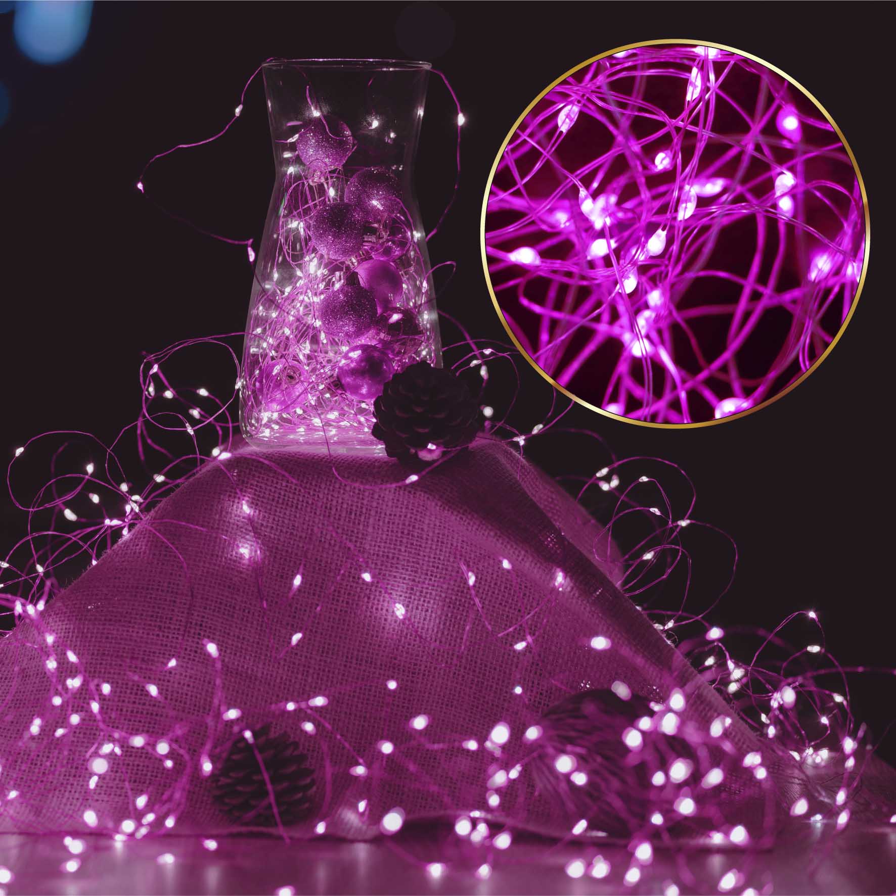 100LEDジュエリーライト（ピンク） – 株式会社アクセル