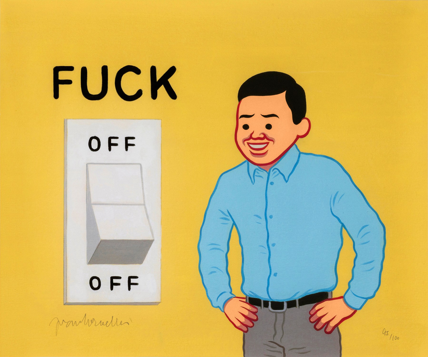 Work Hard And Then Die by Sir Joan Cornellà