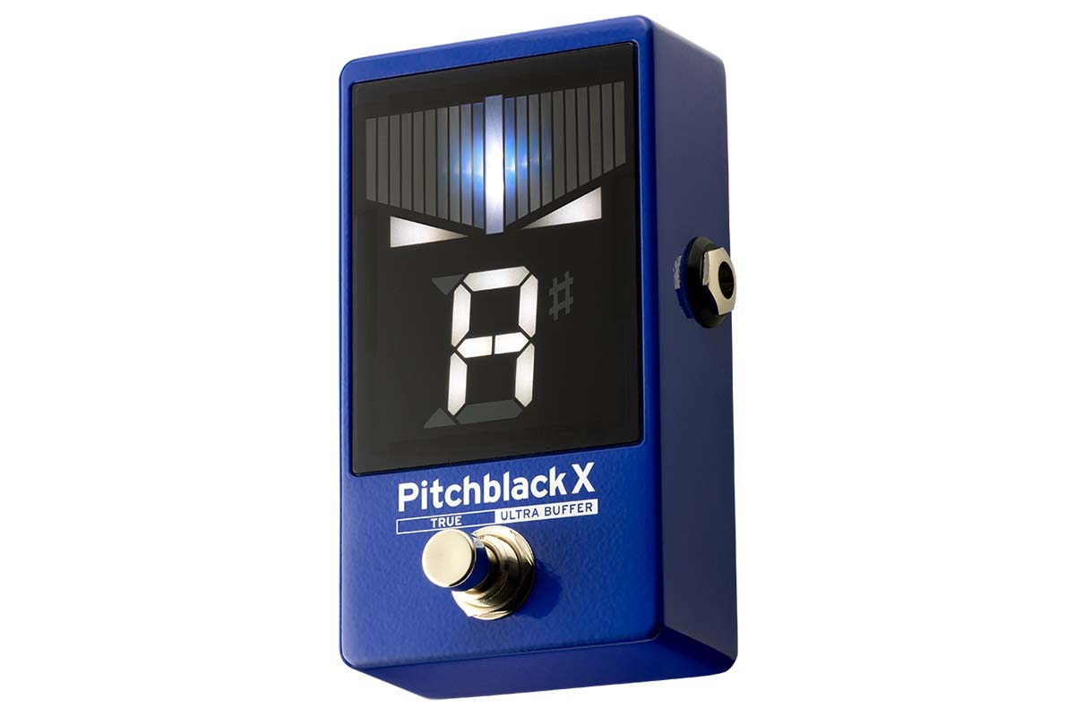 コルグのペダル・チューナー“Pitchblack X”に、ブルーとクリームの2色