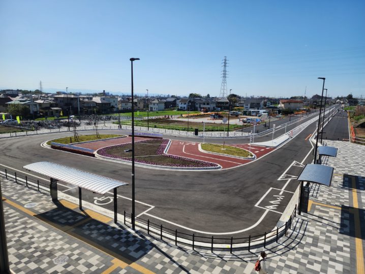 東武野田線・七里駅に北口と南北を結ぶ通路が完成。住民の利便性が広る