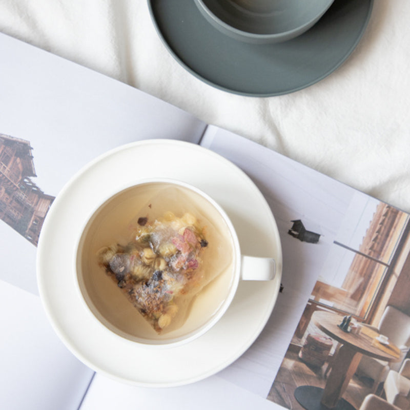 シンプルローカップ&ソーサーセット – acacia