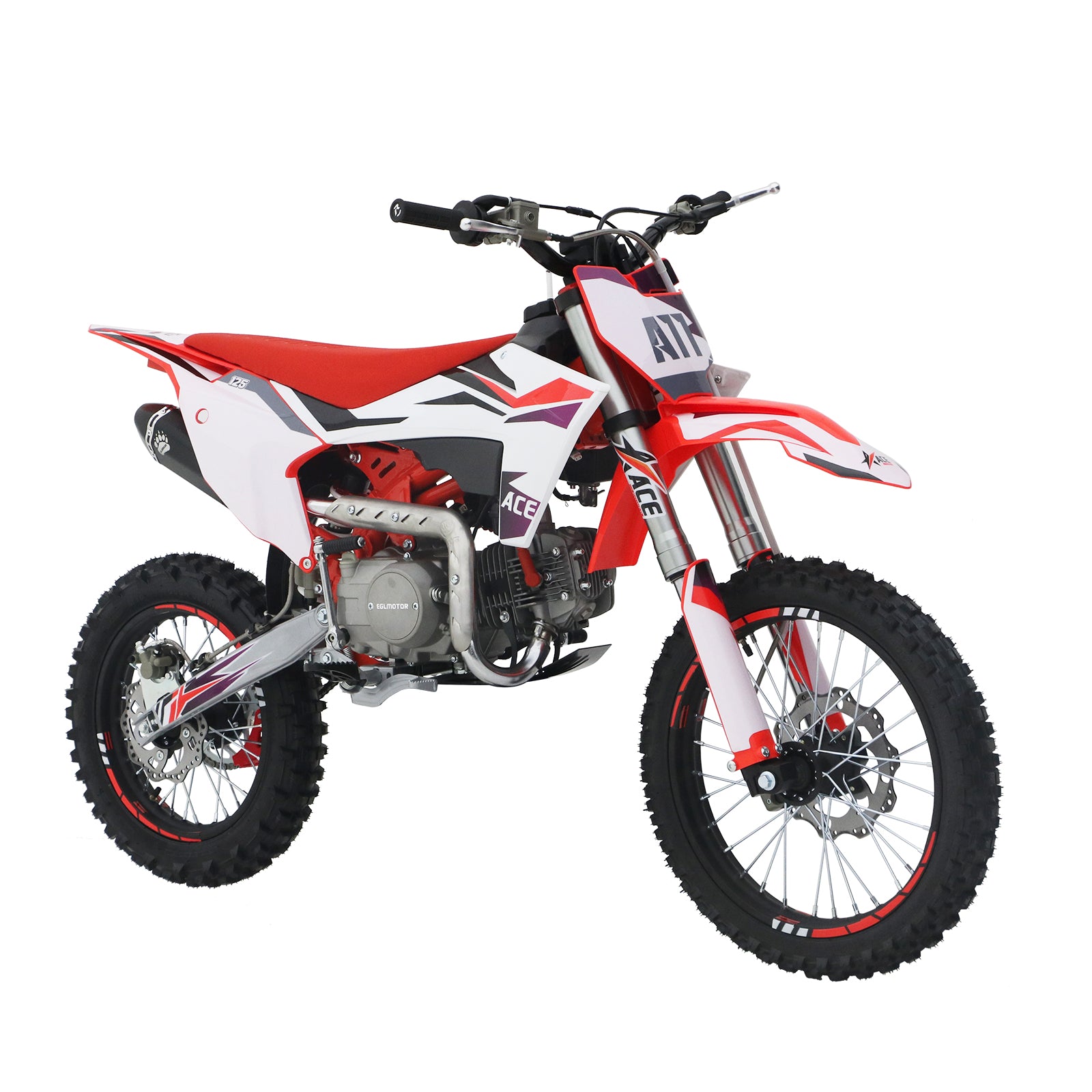 ACE POWER A11 125CC Dirt Bike Powered by ZONSEN Engine, 4-Speed