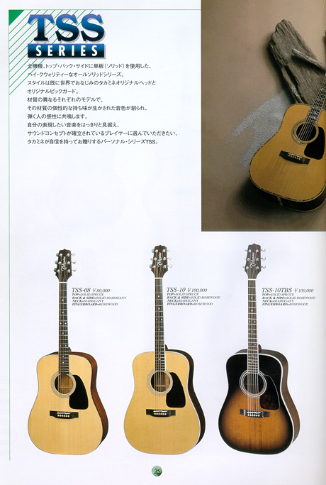 あちゃぴーの自転車通勤 アコースティックギター Takamine TSS-08