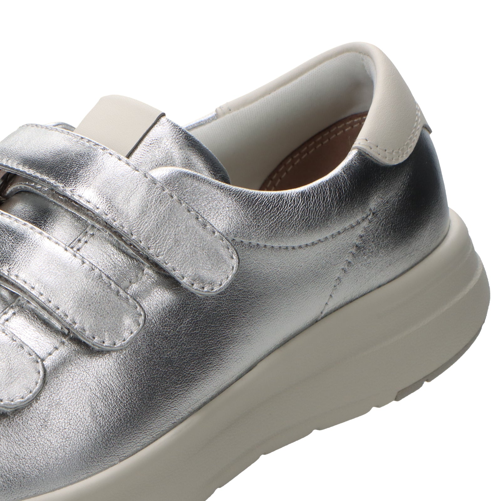 アキレス・ソルボ H 629 シルバー｜レザーコートスニーカー（面