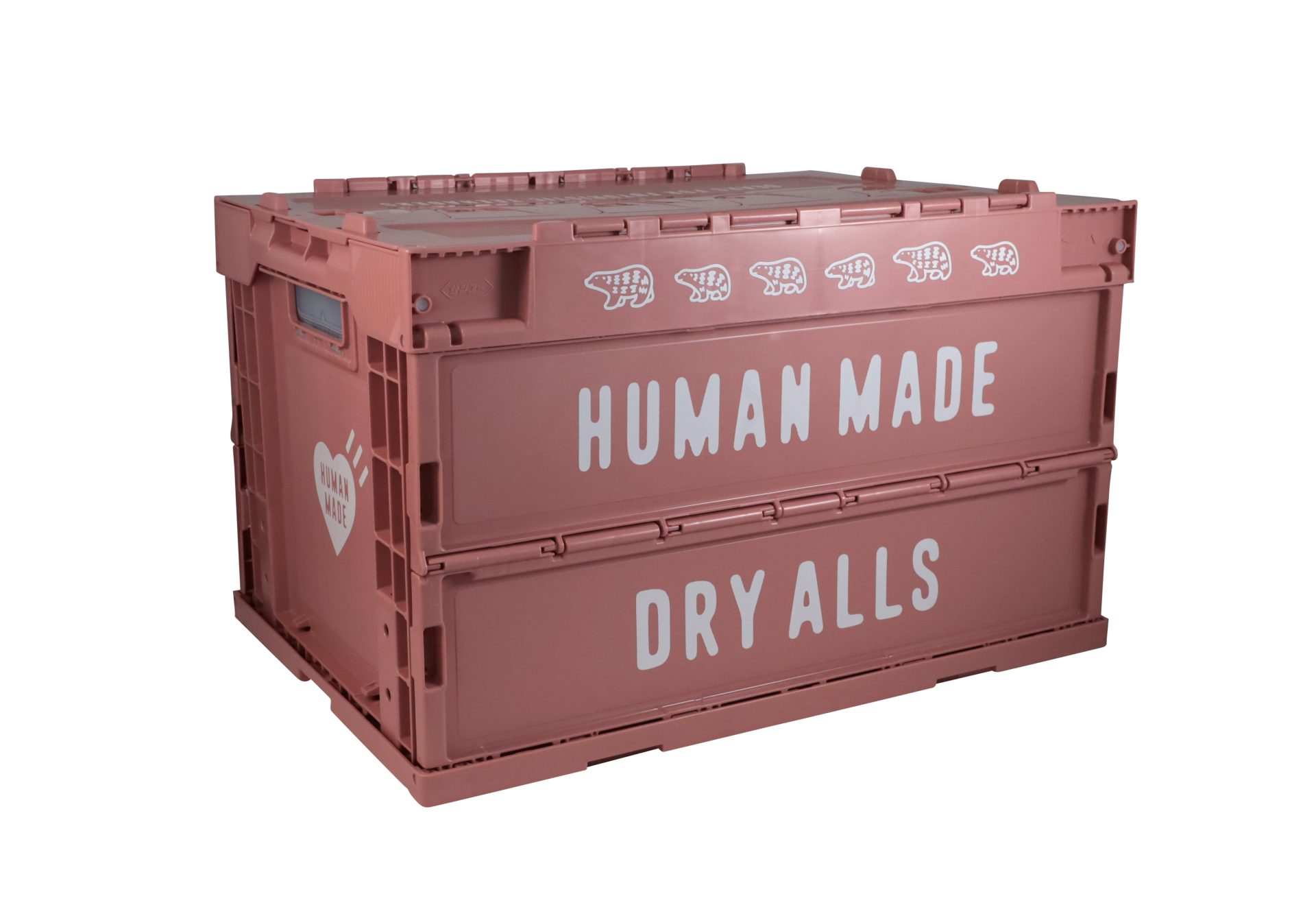 Human Made Storage Crate Container 50L Pink