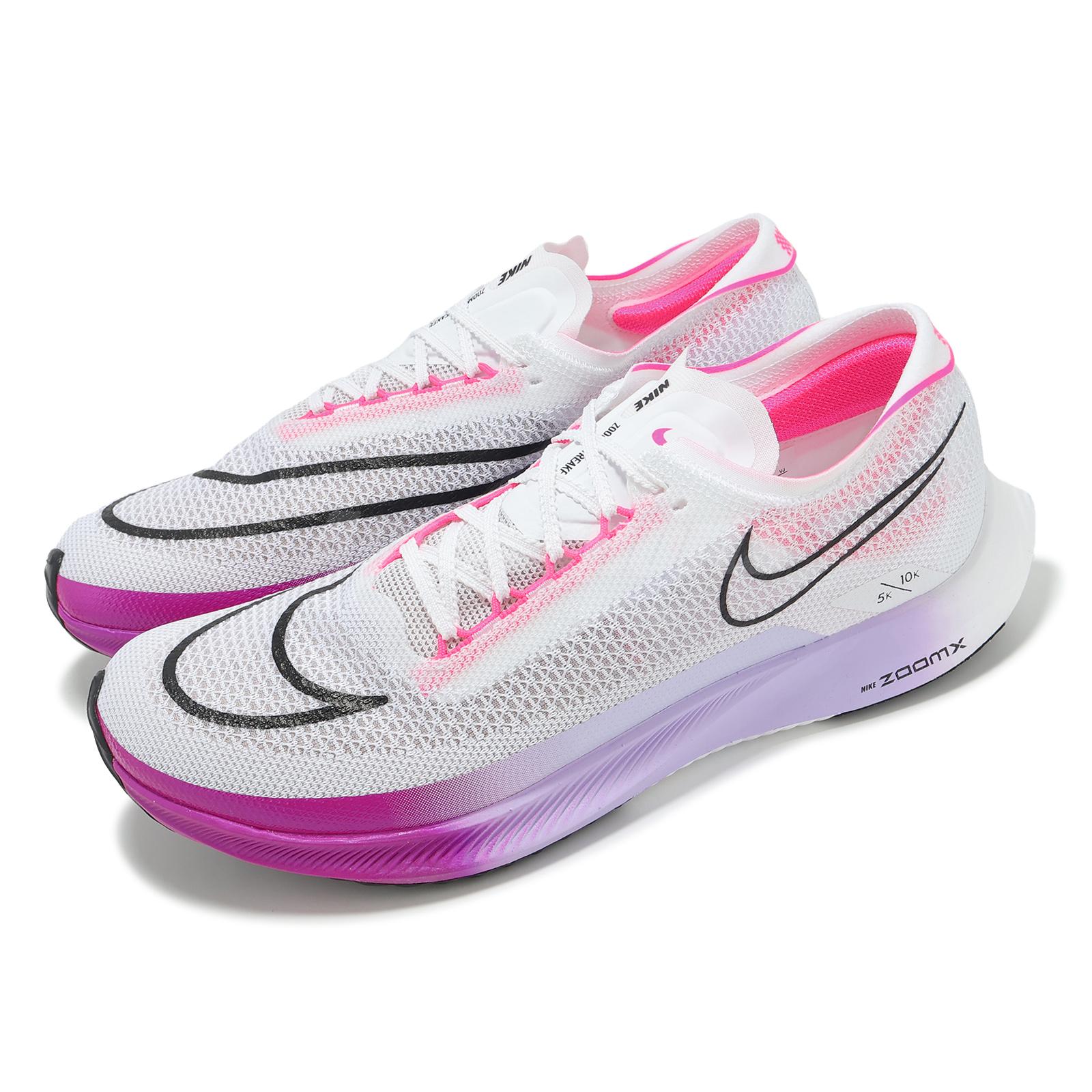 Nike ZoomX Streakfly White Vivid Grape Racing Running Jogging