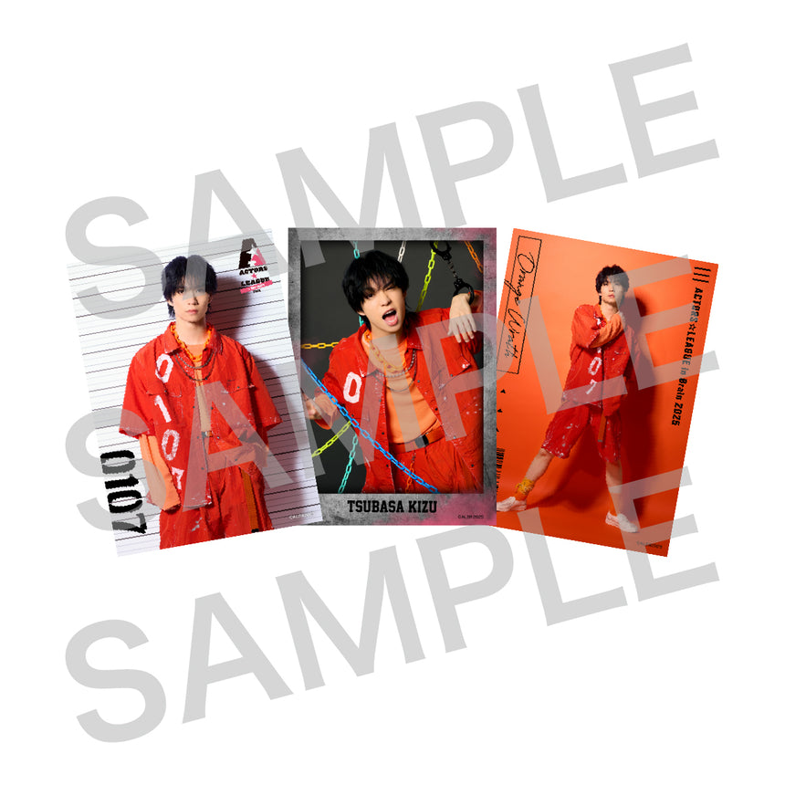 ACTORS☆LEAGUE in Brain 2025』ブロマイド3枚セット Orange Wrath
