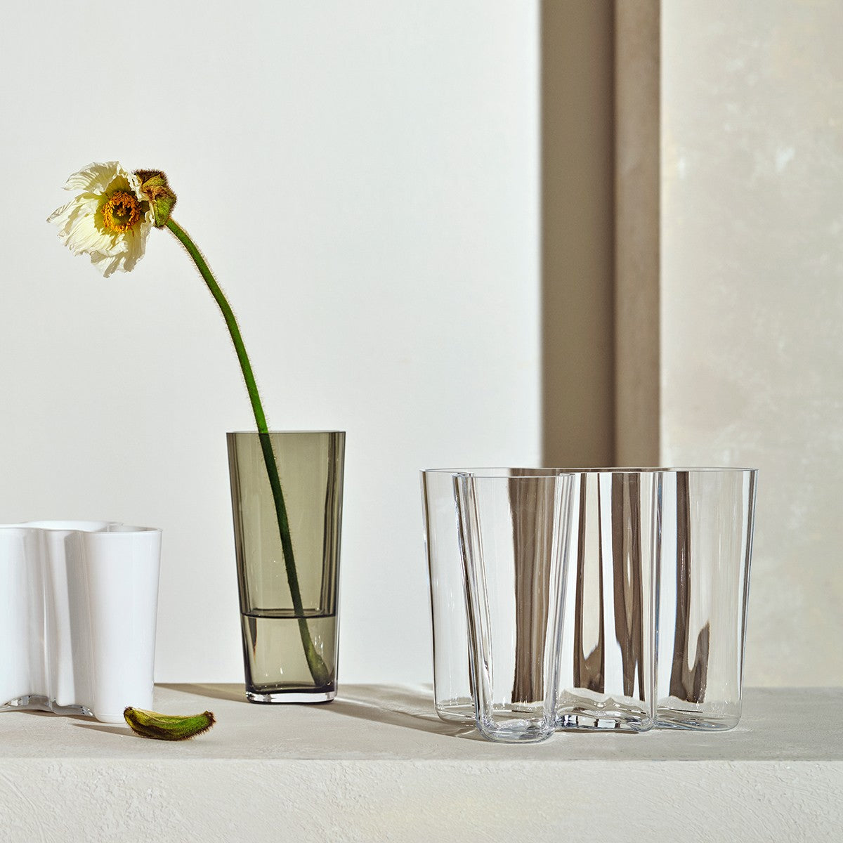 Iittala Aalto Clear Vase - 6-1/4