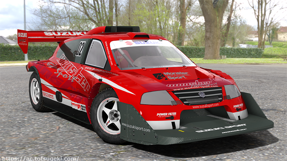 Assetto Corsa】スズキV6エスクード・パイクスピークスペシャル | 1998