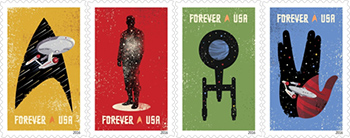 Iconic TV series Star Trek Forever stamps released