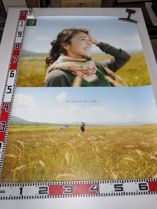 出張買取】竹内結子のポスター ENEOS・JOMO ｜古本買取店エーブック