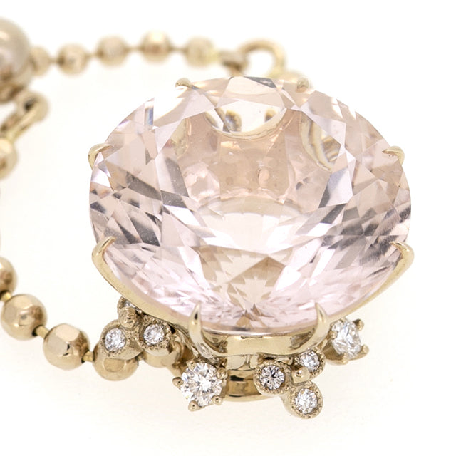 Morganite Chain-Ring モルガナイトチェーンリング （260GK） – AbHeri