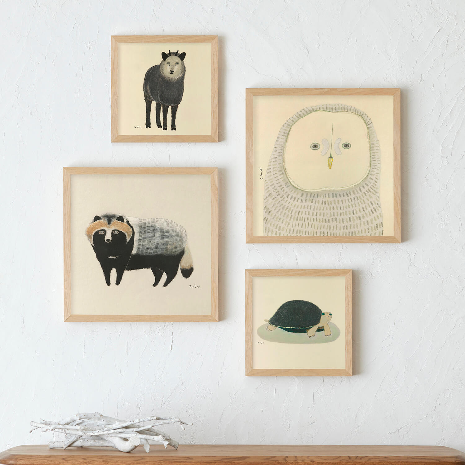 アートポスター | タヌキ – a good view