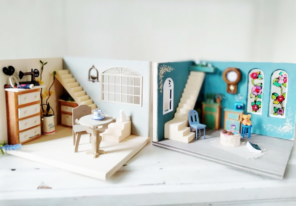 手作りの店 くるくる】 ミニチュアドールハウスを製作販売。自分だけの