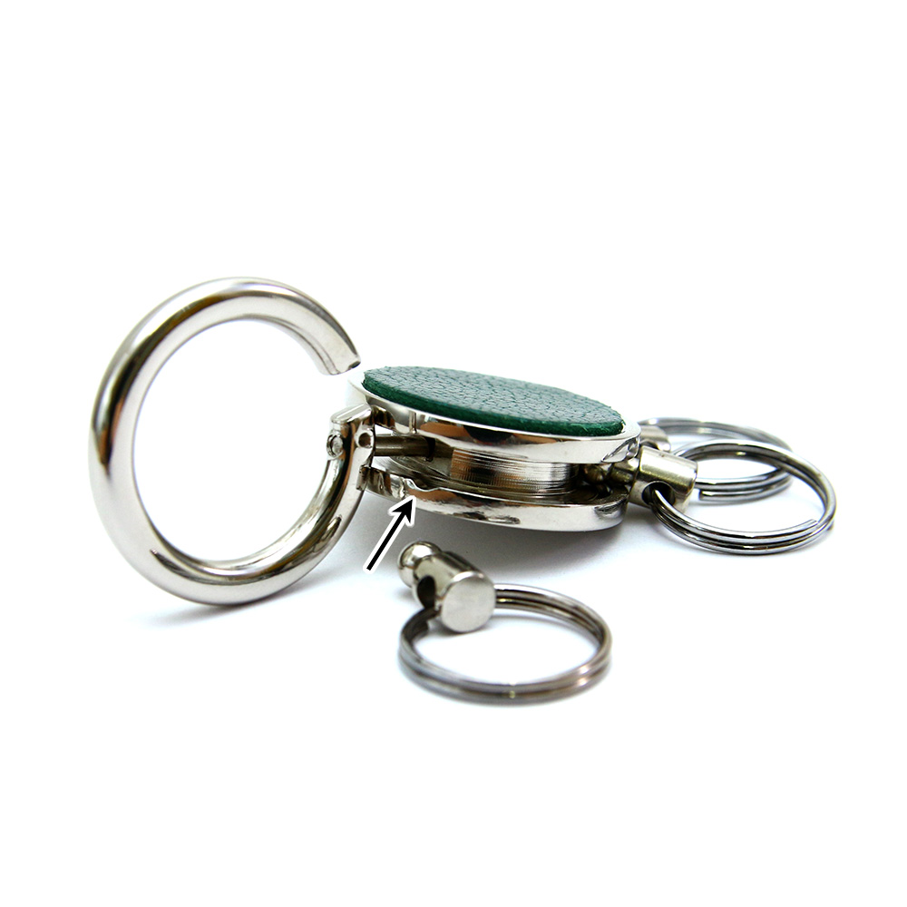 トリプルキーホルダー』(全10色)ステラゴート/全面のレザーがワン