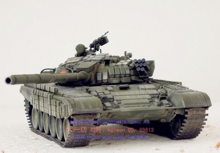 1:35スケールロシアT-72B装甲主力戦車モーターdiyプラスチック組立
