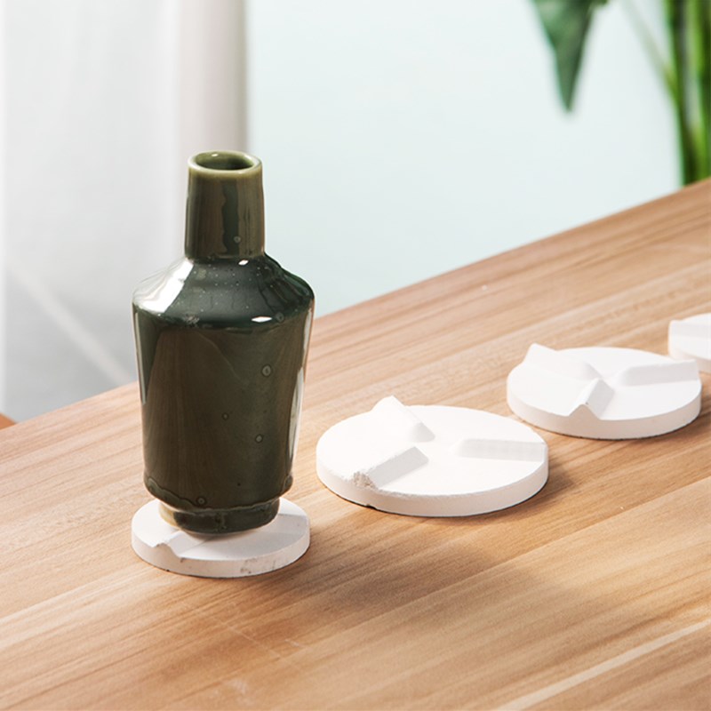 アルミナ耐火マット3枚、高温耐性で付着を防止、再利用可能な窯