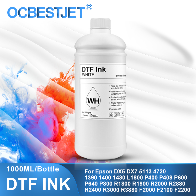 OCB DTF Ink 1000ML Direct to Transfer Film Ink For Epson Printhead