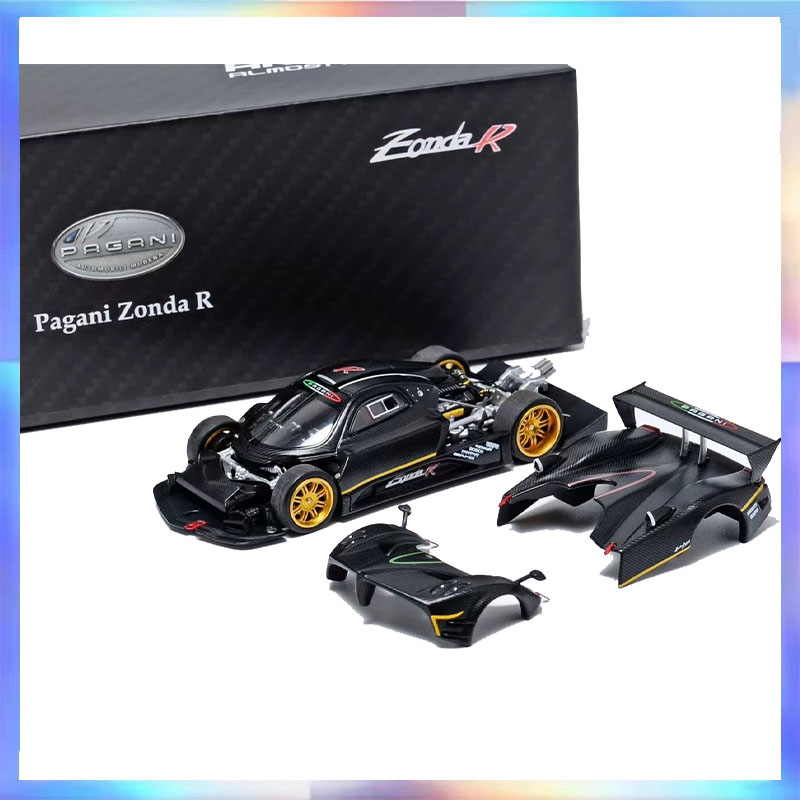 新作ほぼリアル1/64パガーニ・ゾンダRカーモデルARボックス合金モデル
