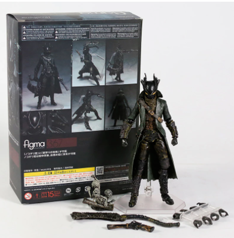 15CM Figma 367 Bloodborne Figure old Hunter Action Figure