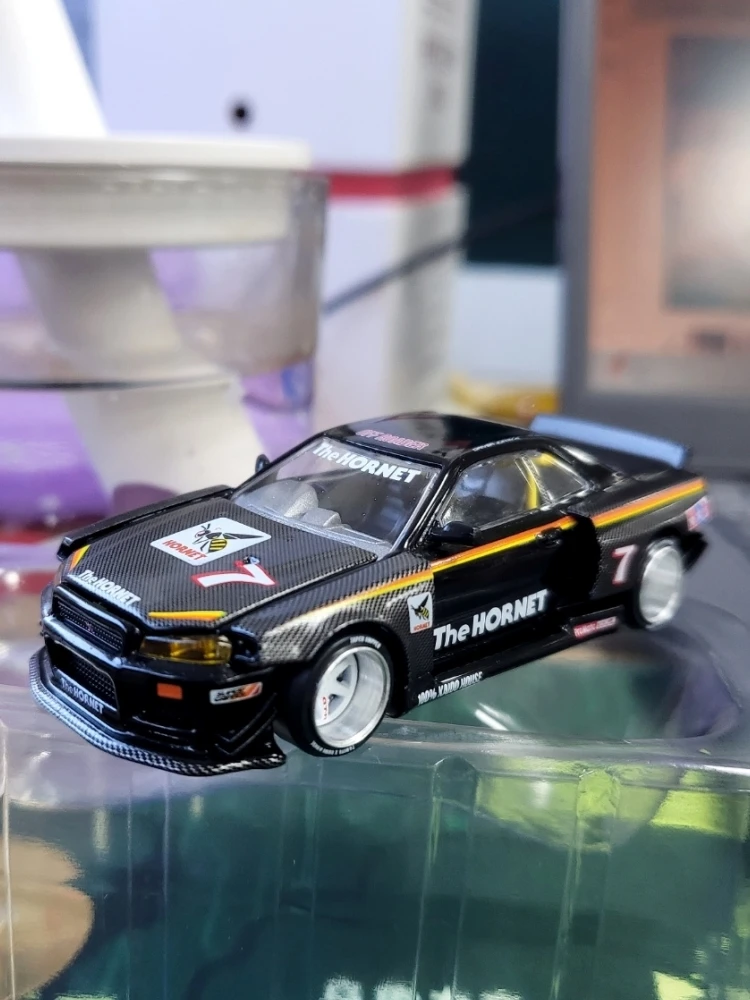 1:64 Kaido House X Mini Gt Nissan Syline Gt-R R34 Works Tamiya