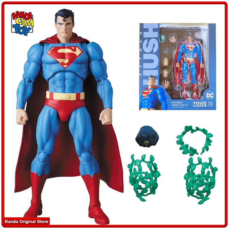 100% Original Medicom Toy Re-release Mafex 117 Superman Hush