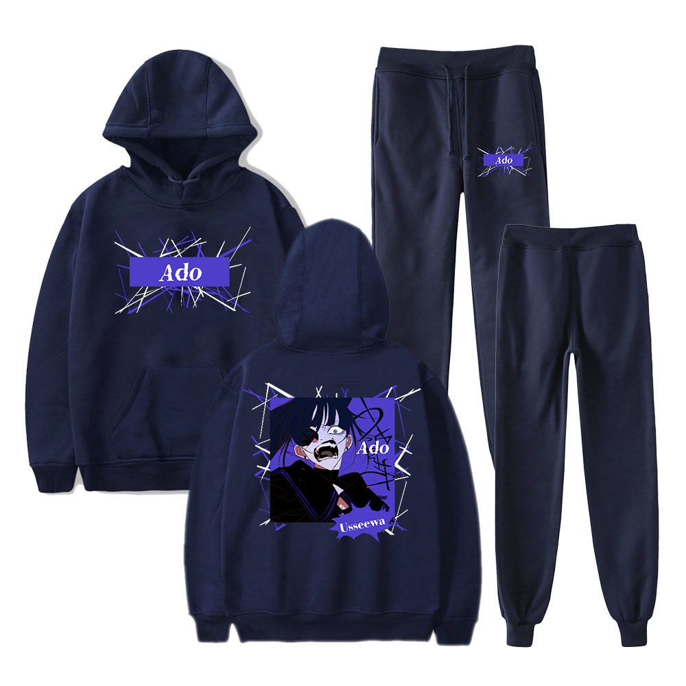 Ado Usseewa Wish Tour Hoodie Jogger Pants Two Piece Set