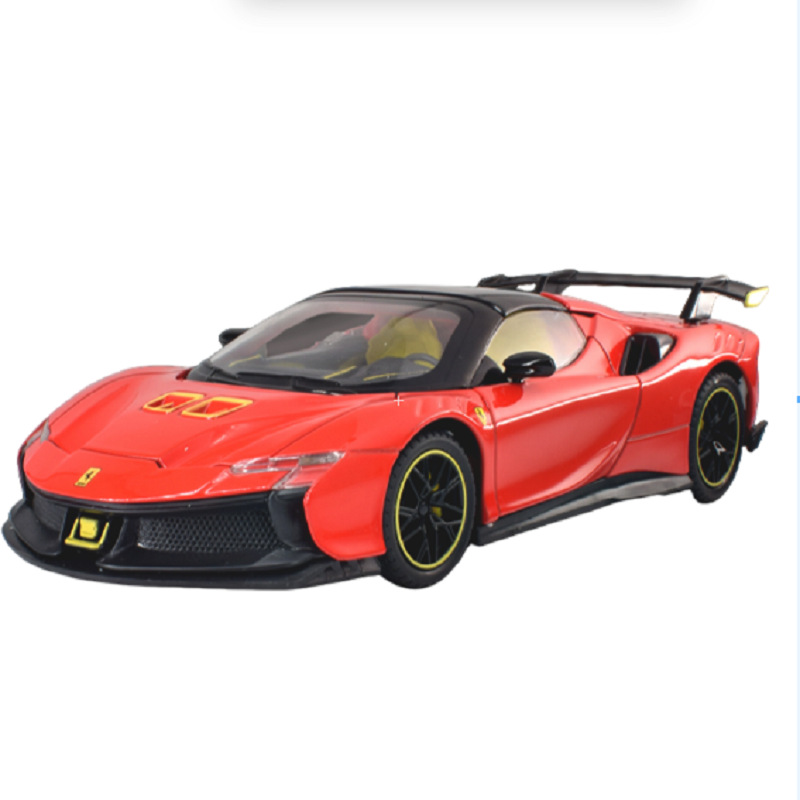 1: 24 Ferrari SF90XX alloy car model Stradale ornament collection