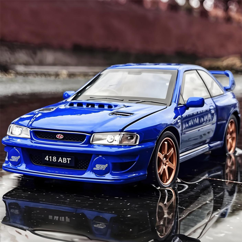 JDM 1:32 Subaru Impreza WRX STI Modified Mini GT Alloy Metal