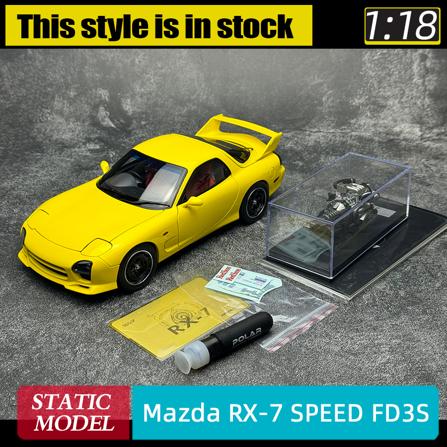 POLAR MASTER 1:18 scale New RX7 Mazda RX-7 SPEED FD3S with