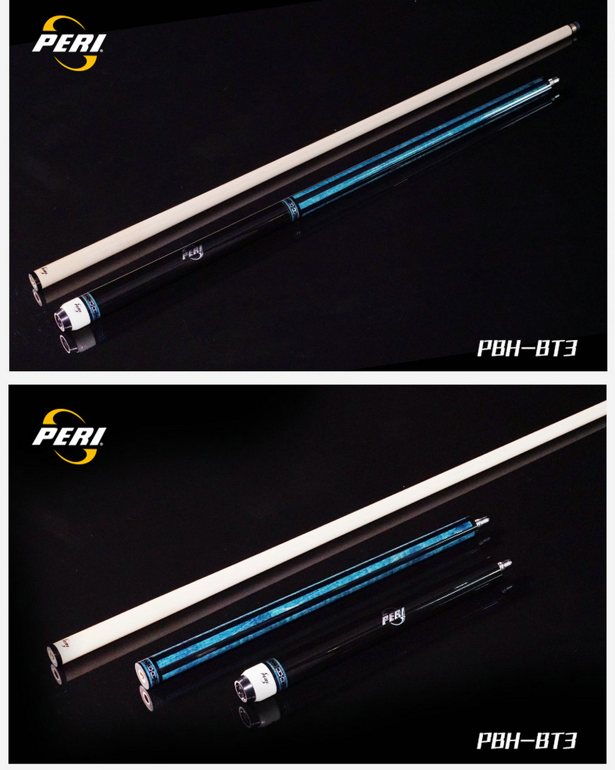 PERI PBH-BT3 Kick-Off Jumper Power Break Billiard Pool Cue Stick