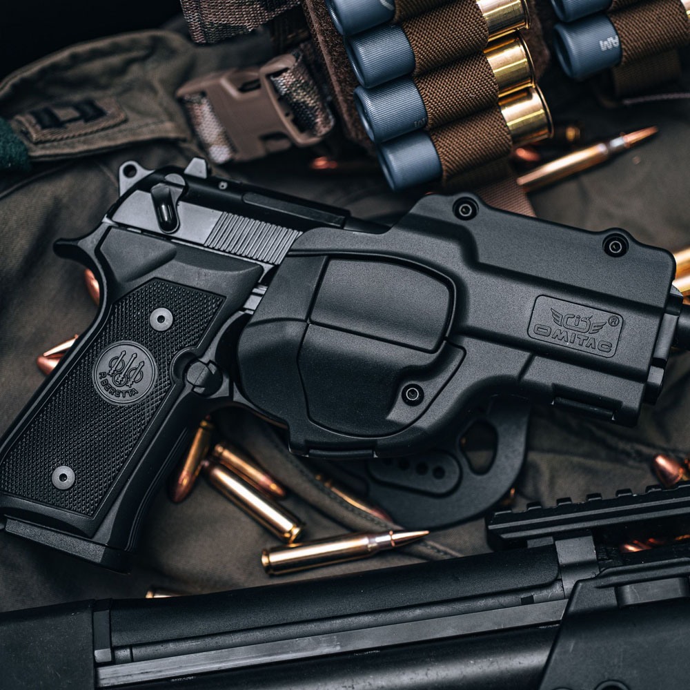 ベレッタ92,92fs,98fs,owbアクセサリー,メンズベルトホルスター,EDC用