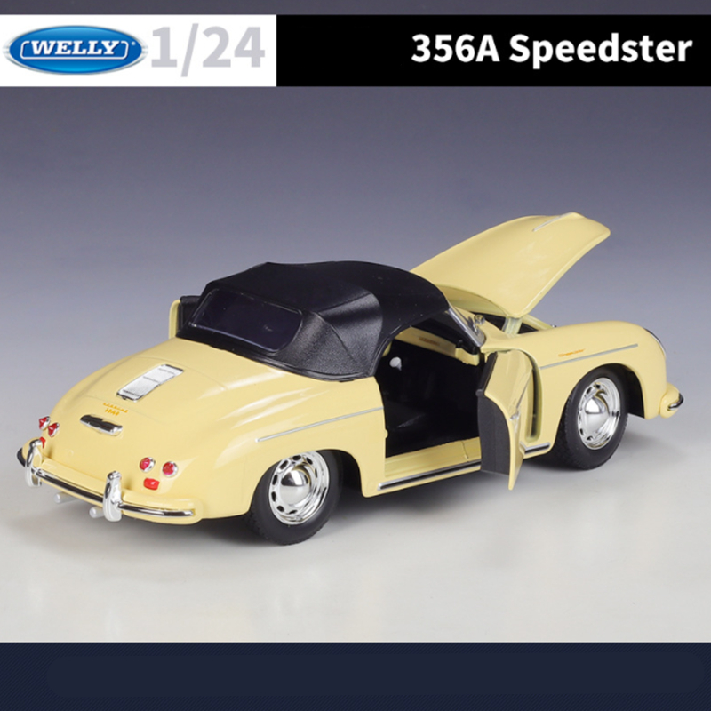 Welly 1:24 ポルシェ 356A スピードスター合金スポーツカーモデルダイ