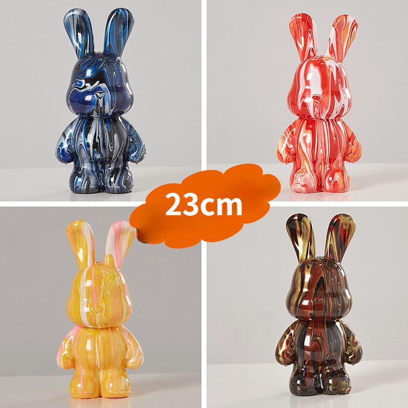 アクリル絵の具セット,23cm,流体,ウサギ,白,手作り,DIY,流体