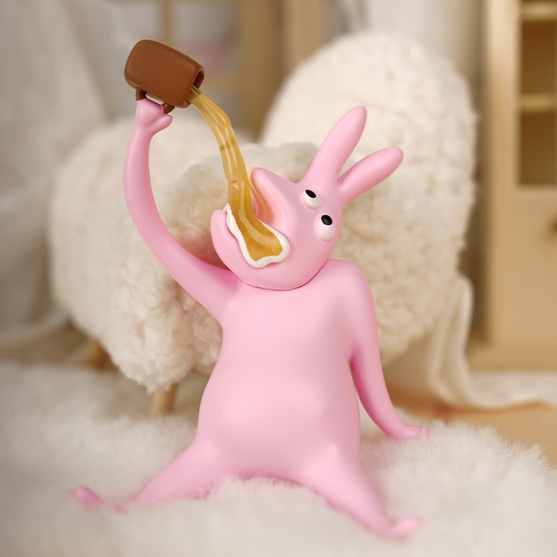 Mini Plzdot Pink Rabbit Abstract Series Mysterious Blind Box