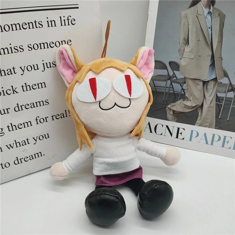 New Game FNF Neco Arc Plush Toy Cartoon Plush Doll Stuffed Soft