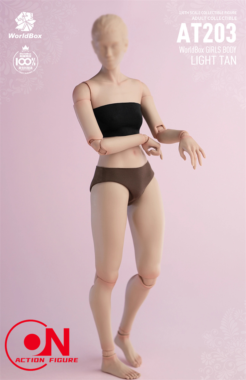 Worldbox 1/6 AT201 AT202 AT203 女の子ジョイント柔軟なボディ通常