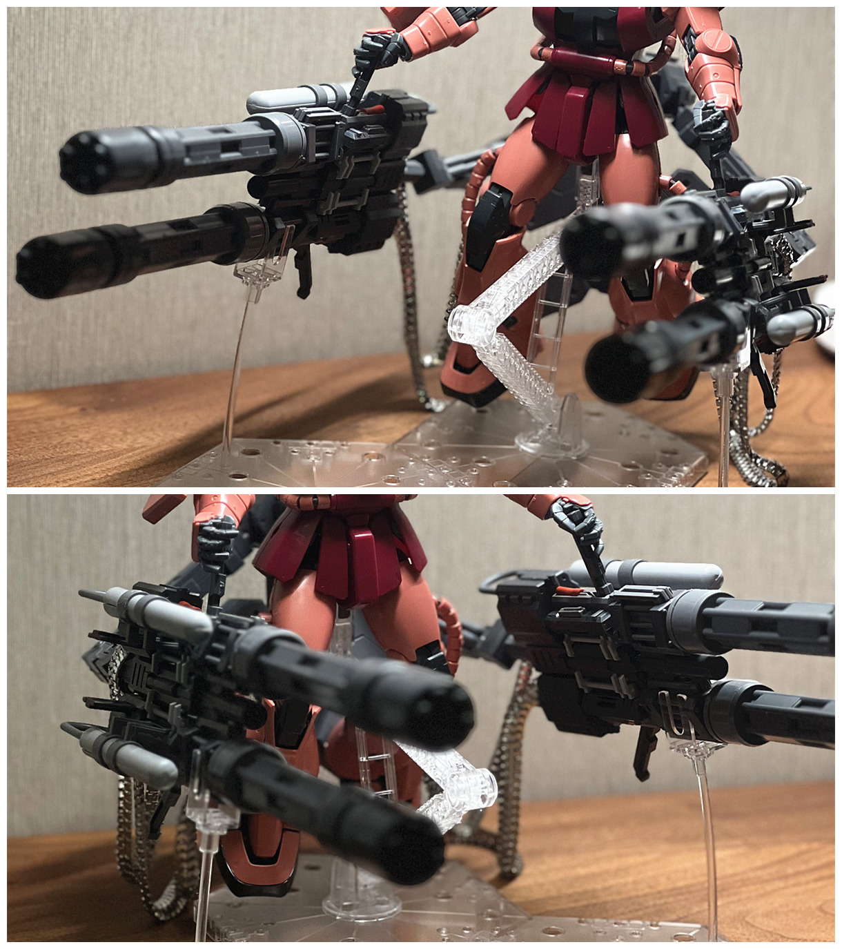 WZZX model GATLING GUNS Expansion Backpack for MG 1/100 Sazabi