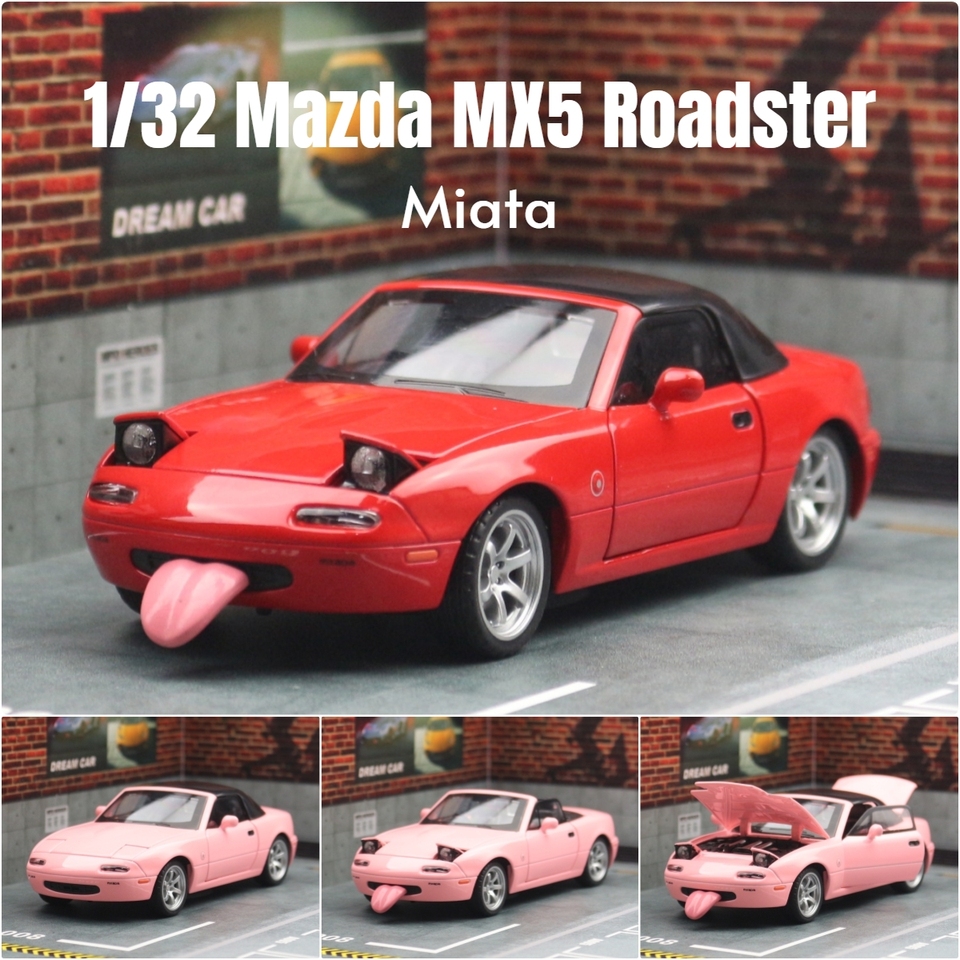 1/32 マツダ MX-5 ミニチュアダイキャストミアータ RoadSter おもちゃ
