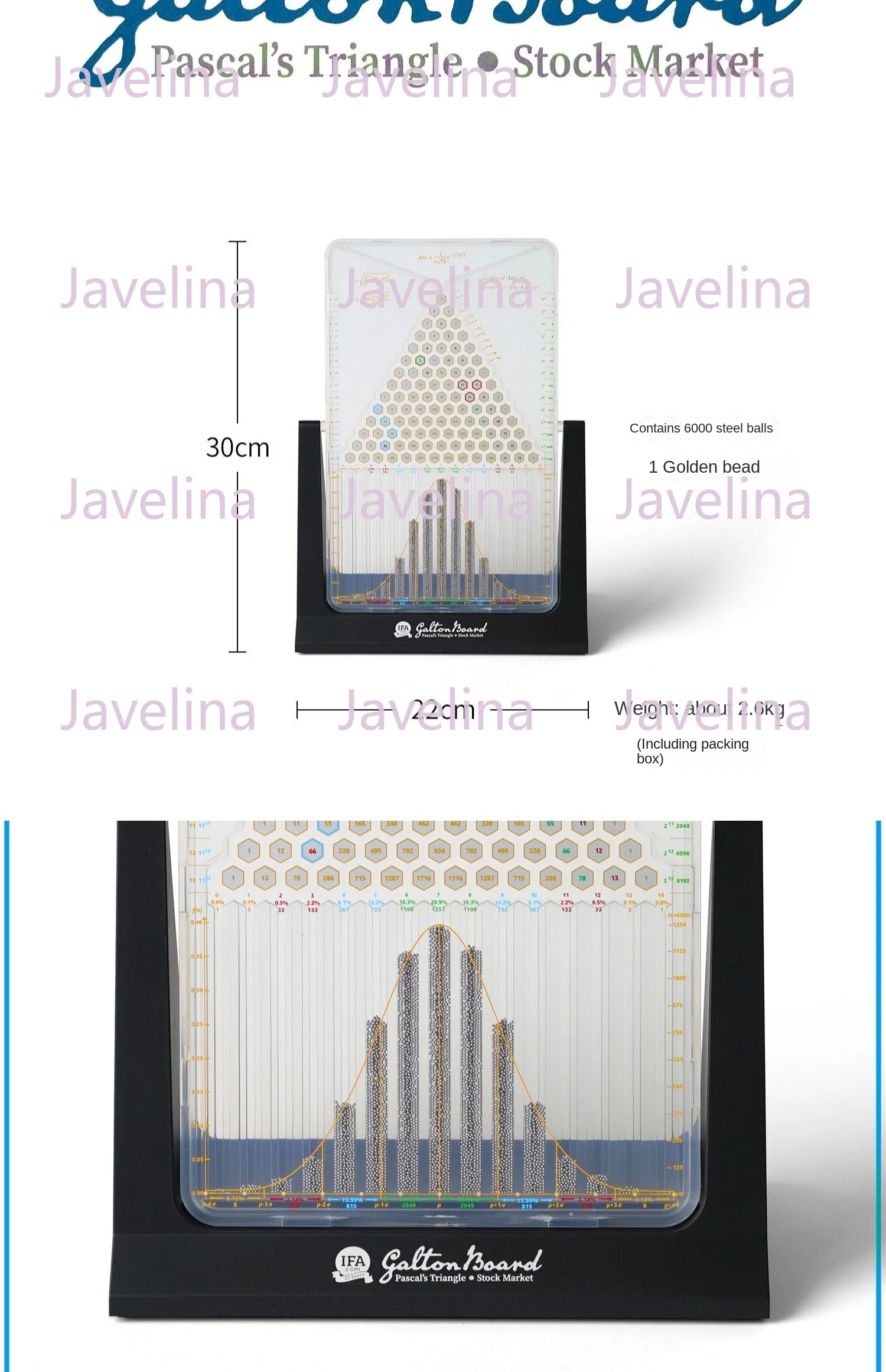 ガルトンボード、正規分布モデル STEM認定投資確率物理教材