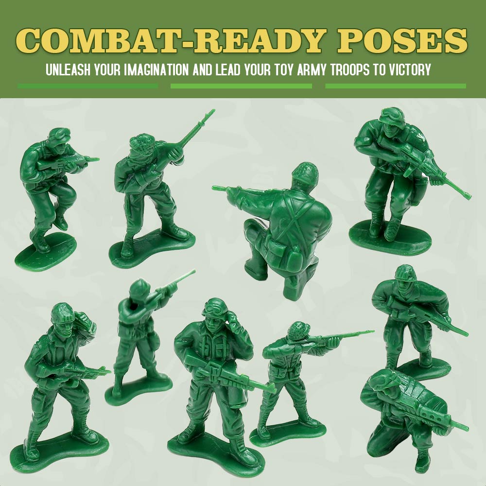 ViiKONDO 陸軍男性おもちゃの兵士アクションフィギュア軍事プレイ