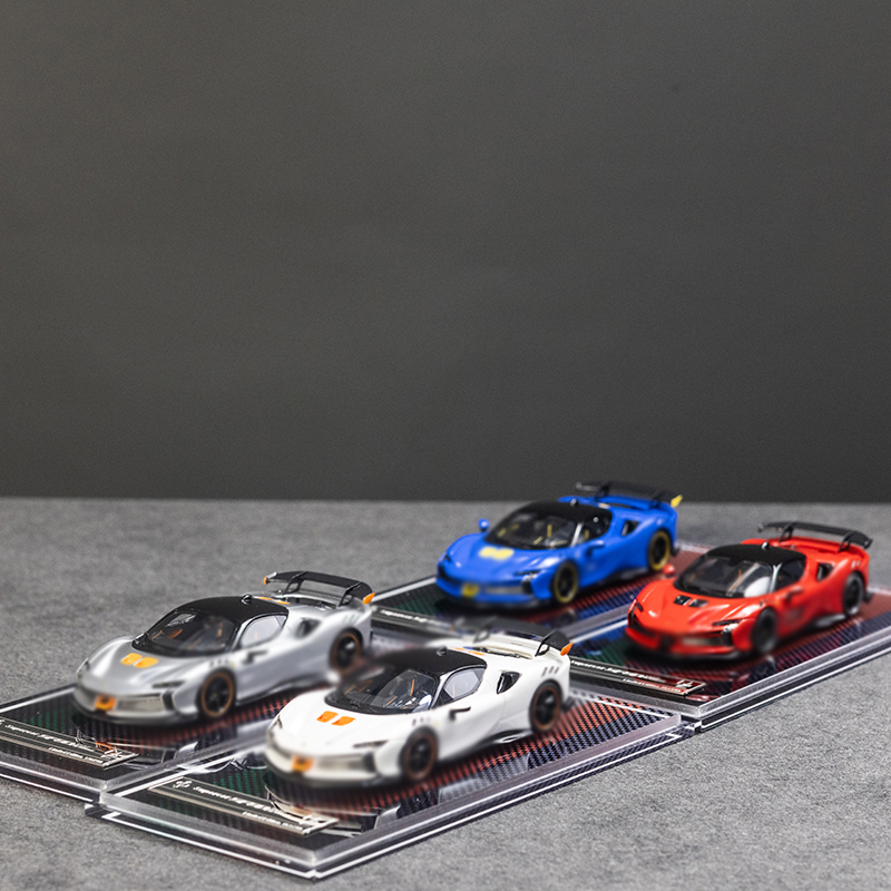 U2 1:64 SF90XX Stradale Limited edition resin car model collection