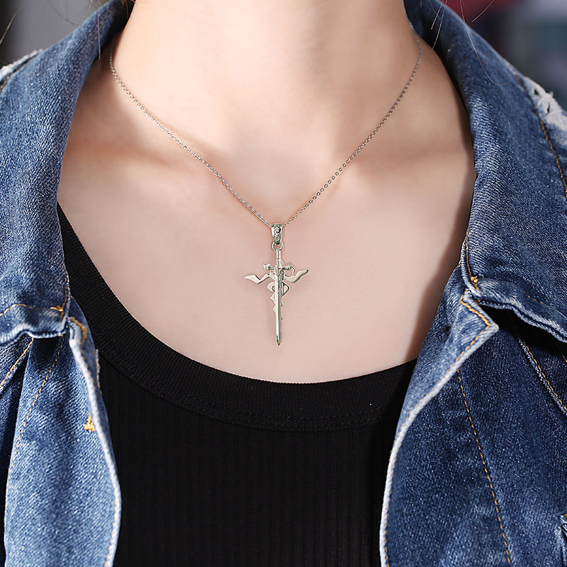 Fate Apocrypha] FGO Pendant Silver 925 Sterling Cross Jewelry