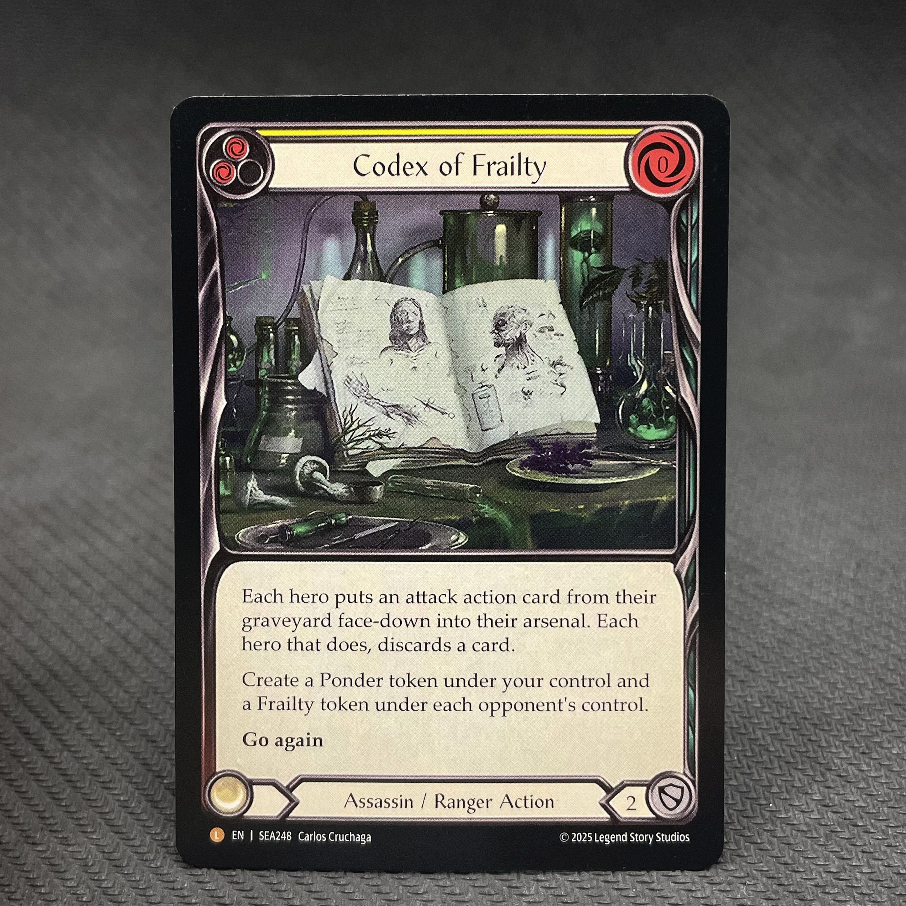 FAB Cards Latest Sets High Seas Regular Cards Codex of Frailty