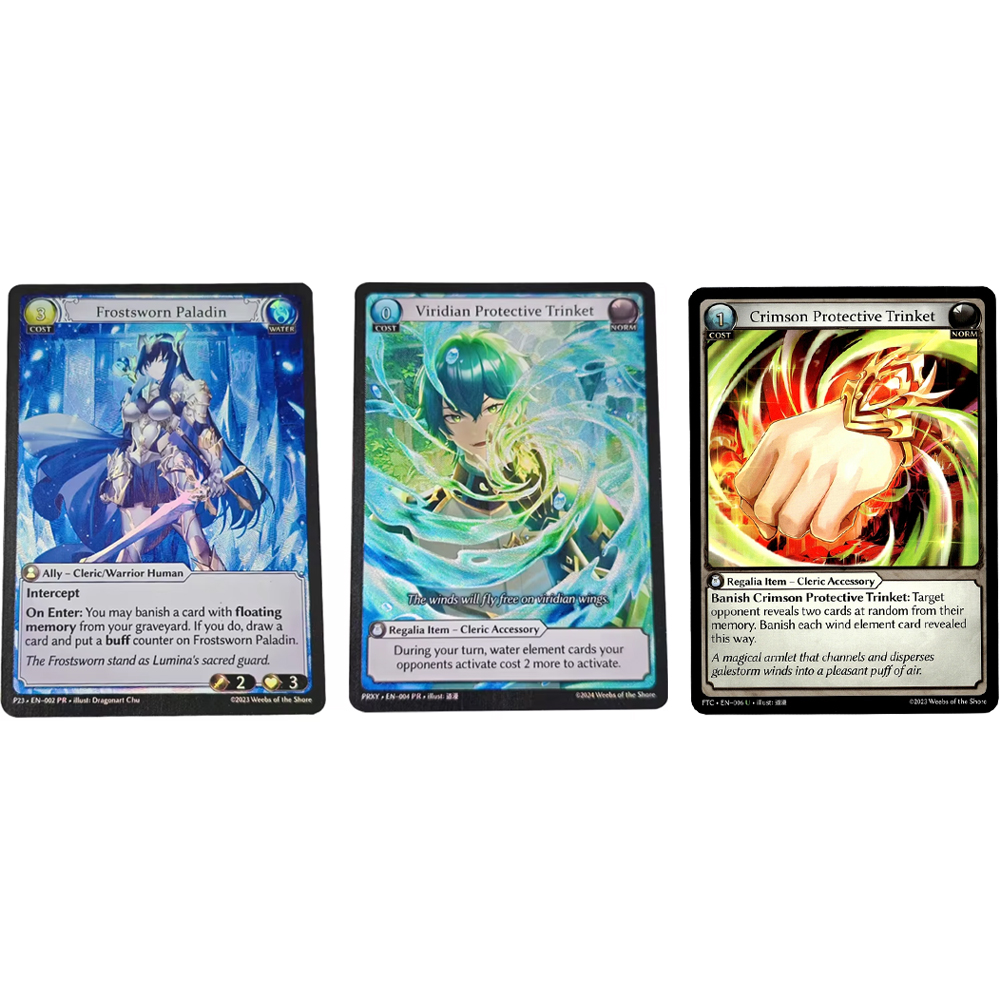 Grand Archive TCG Card Anime Collection Card Frostsworn Paladin