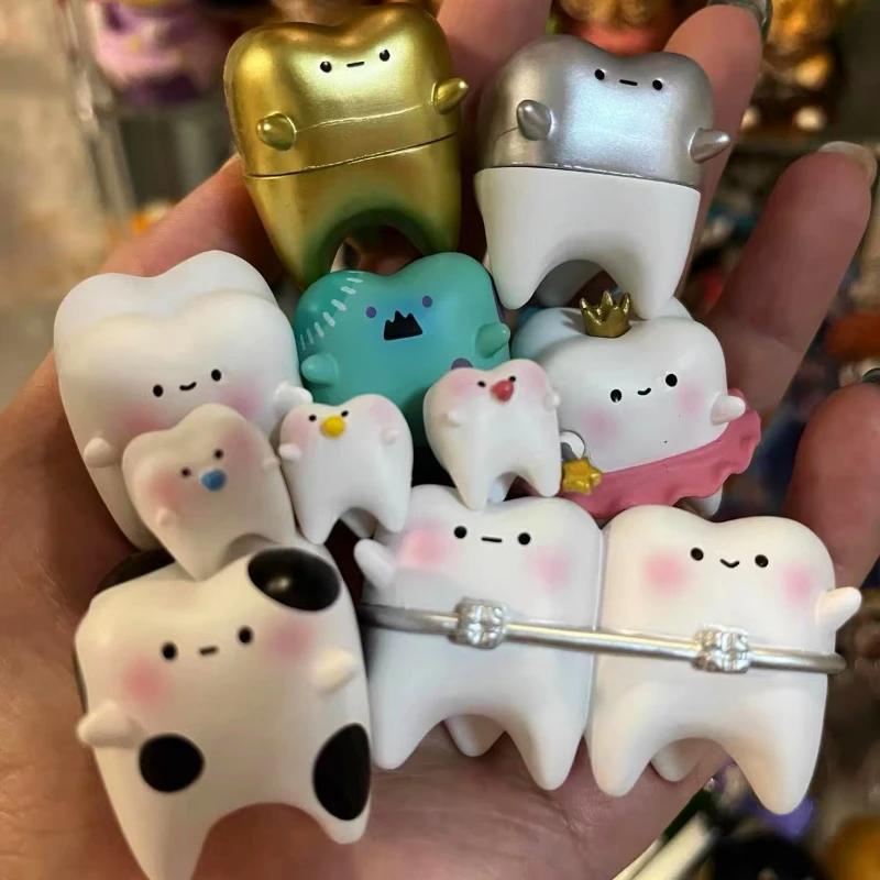 子供のためのブラインド歯の妖精の箱,ミニチュア歯のおもちゃ,カワイイ