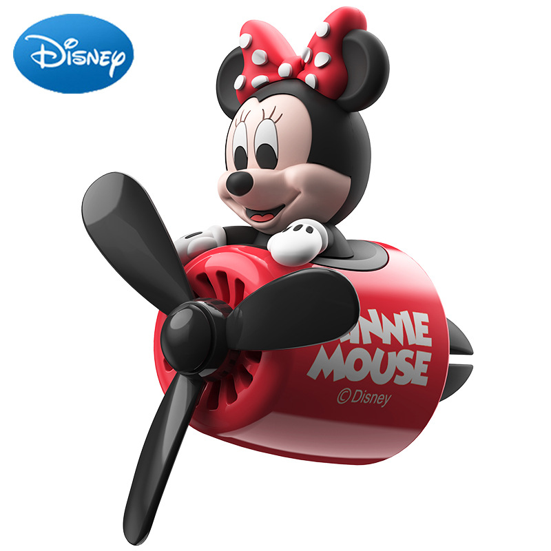 ミッキーマウス芳香剤車の香水かわいいプロペラ出口ベント芳香剤香水車